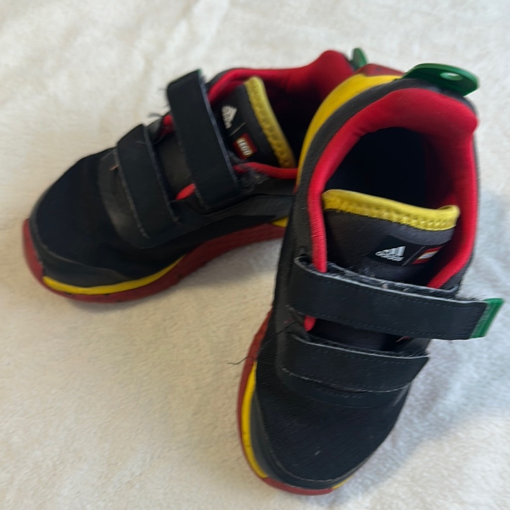 Adidas Kids Black and Red Sneaker LEGO
